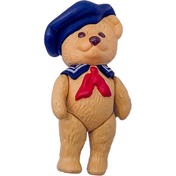 1999 Hallmark Keepsake Teddy-Bear Style #3 Miniature Christmas Ornament in Box - Picture 5 of 5